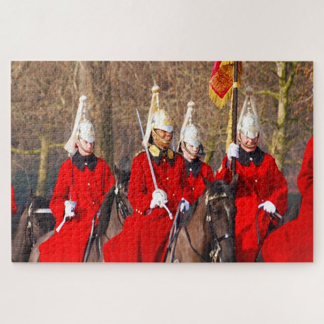 Royal Horse Guared London. Jigsaw Puzzle (Horizontal)