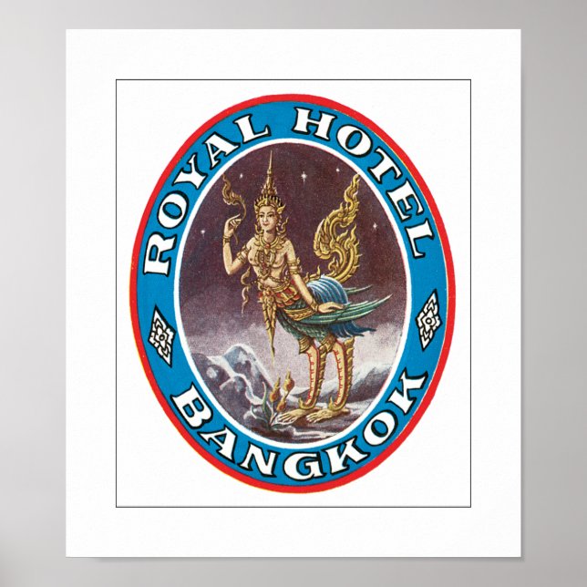Royal Hotel Bangkok (canvas) Poster (Front)