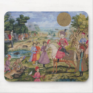 Royal Hunt, from Isfahan, Iran Mouse Pad
