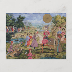 Royal Hunt, from Isfahan, Iran Postcard
