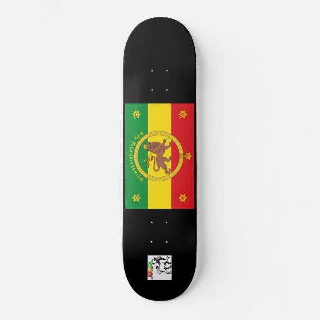 Royal I-tiopia Skateboard Deck par Iya Prints (Recto)