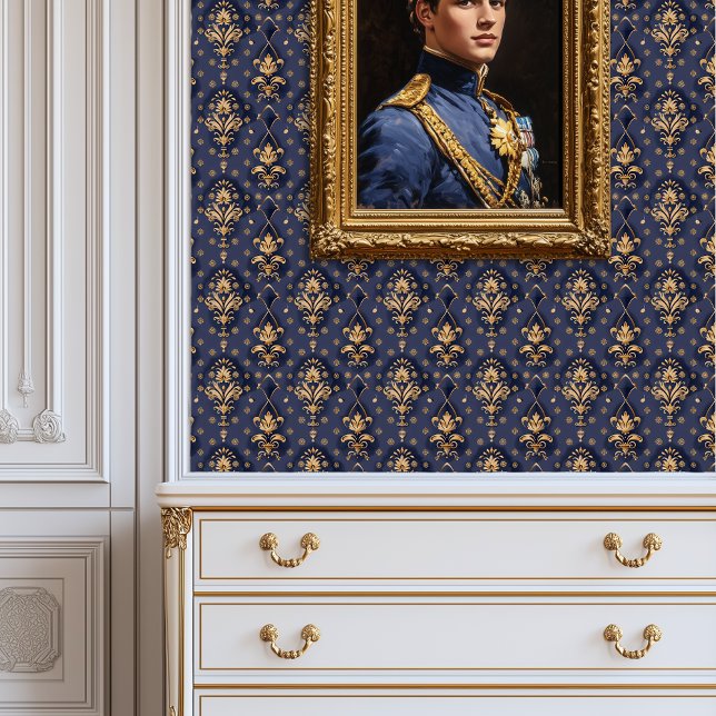 Royal Indigo Baroque Princesscore Wallpaper (Royal Indigo Baroque Princesscore Wallpaper)
