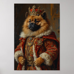 Royal Keeshond Portrait Poster