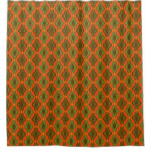 Royal Kente Designer Tribal Shower Curtain