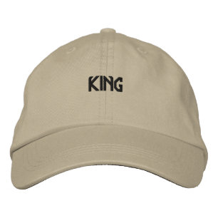 Royal King Khaki-Hat Stylish Personalized Outdoor  Embroidered Hat