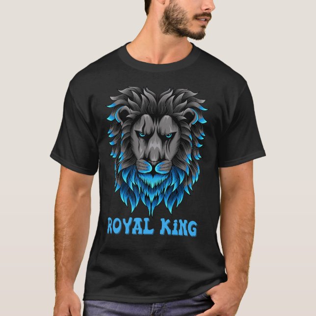 Royal King T-Shirt – Bold Crown Graphic Tee (Front)