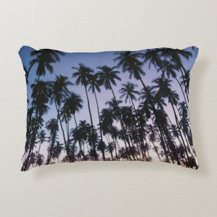 Royal Kupuva Palm Grove at Kaunakakai Accent Pillow