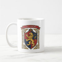 Royal Lion Rampant Coat of Arms Celtic Knotwork