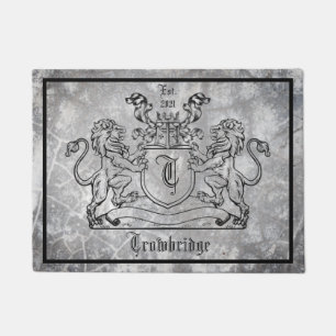 Royal Lions Crest Door Mat