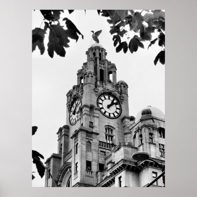 Royal Liver Building Liverpool Poster (Front)
