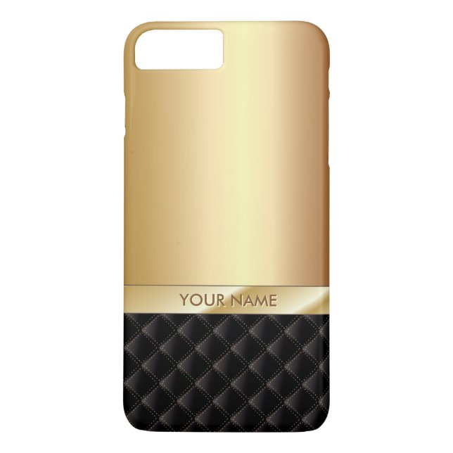 Royal Luxury Gold Custom Name Case-Mate iPhone Case (Back)