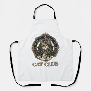 Royal Medieval Cat Cat Dad Gift Idea - Royal Medie Apron