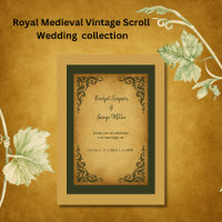 Royal Medieval Vintage Scroll Wedding