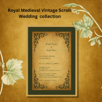 Royal Medieval Vintage Scroll Wedding