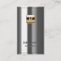 Royal Metallic Game Testing Business Card