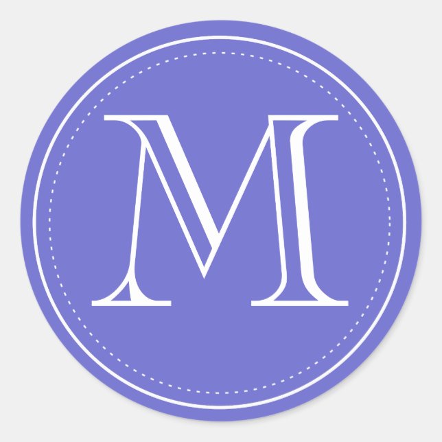 Royal Monogram Envelope Seal by Origami Prints (Front)