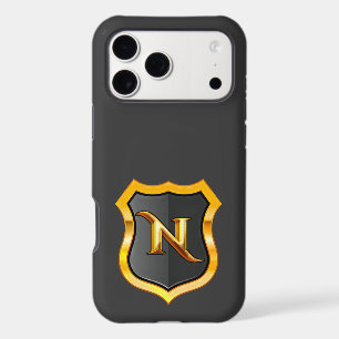 Royal Monogram Shield - Letter N