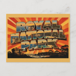 Royal National Park NSW Australia Vintage Travel  Postcard