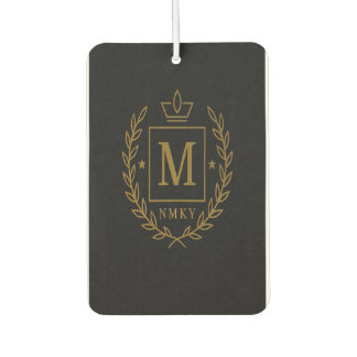 "Royal NMKY Emblem – Monogram M Crest Design" Air Freshener
