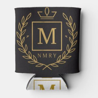 "Royal NMKY Emblem – Monogram M Crest Design" Can Cooler