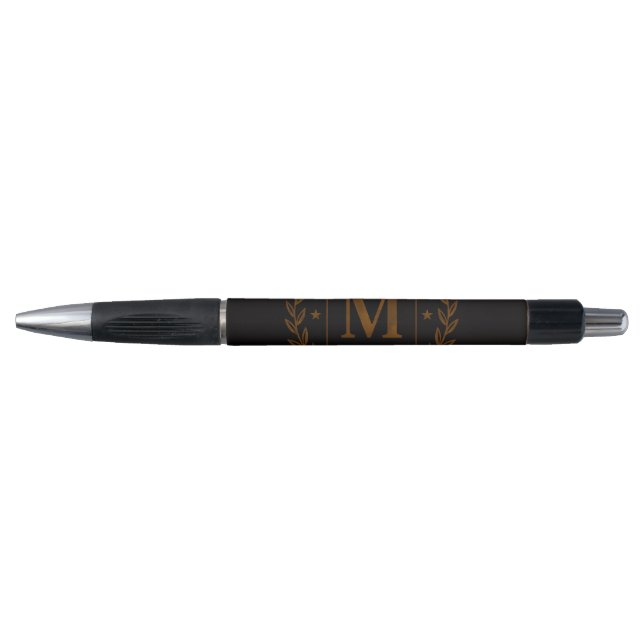 "Royal NMKY Emblem – Monogram M Crest Design" Pen (Front)