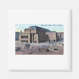 Royal Opera House, Vienna, Austria c1915 Vintage Magnet