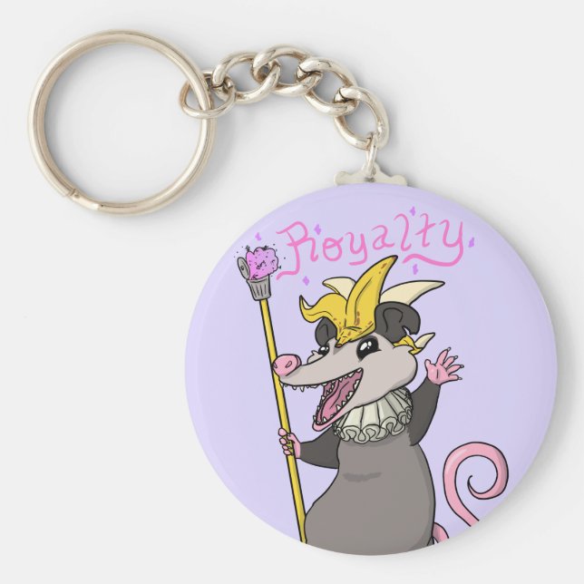 Royal Opossum Keychain (Front)