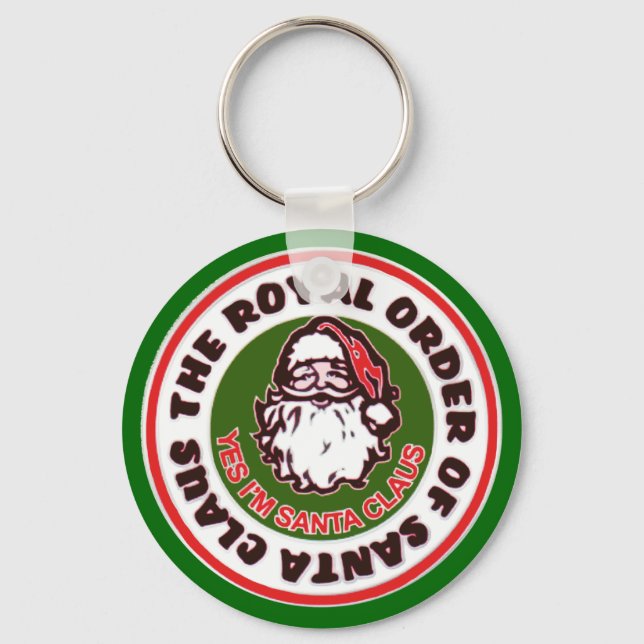Royal Order of Santa Claus Keychain (Front)