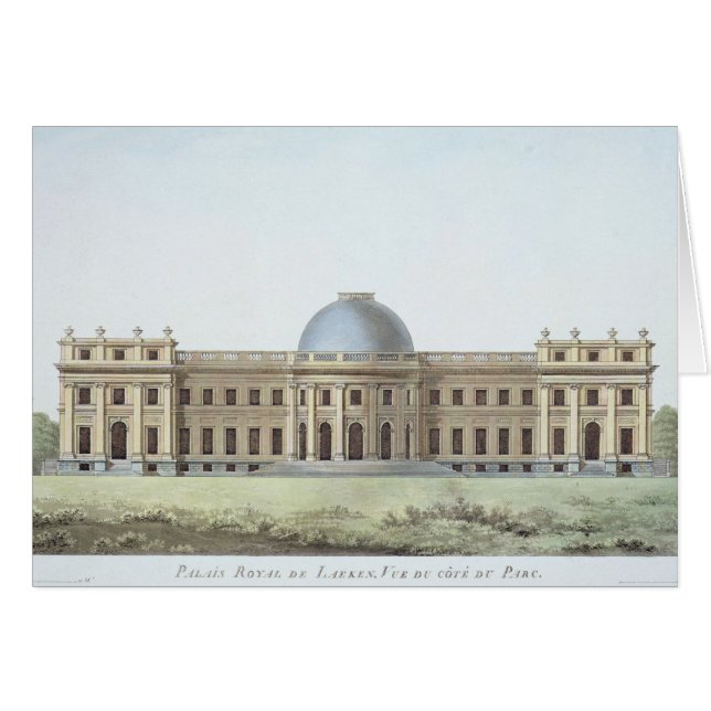 Royal Palace at Laeken, View from the Park, from ' (Front Horizontal)