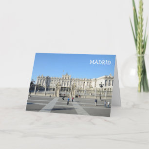 Royal Palace, carte de Madrid