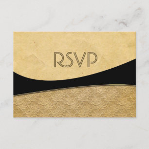 Royal Paris lace RSVP Card