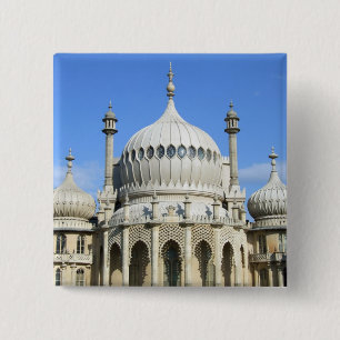Royal Pavilion, Brighton, Sussex, England 2 Inch Square Button