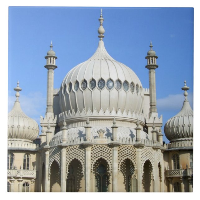 Royal Pavilion, Brighton, Sussex, England Tile (Front)