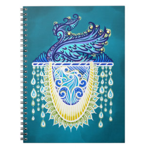 Royal Peacock Radiance Notebook