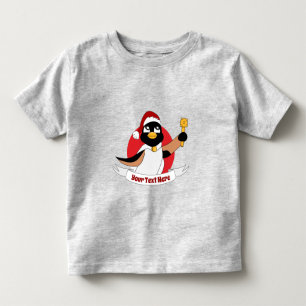 Royal penguin Christmas cartoon Toddler T-shirt