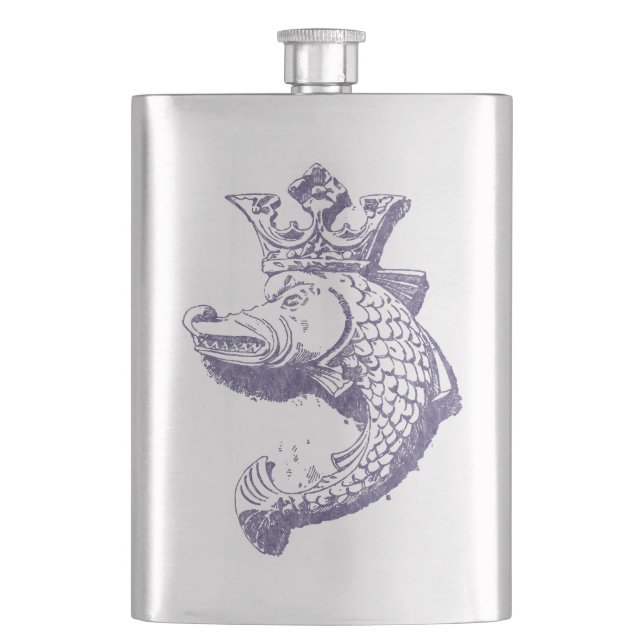 Royal Pike Hip Flask (Front)