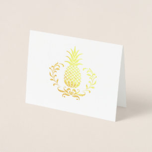Royal Pineapple Note Card