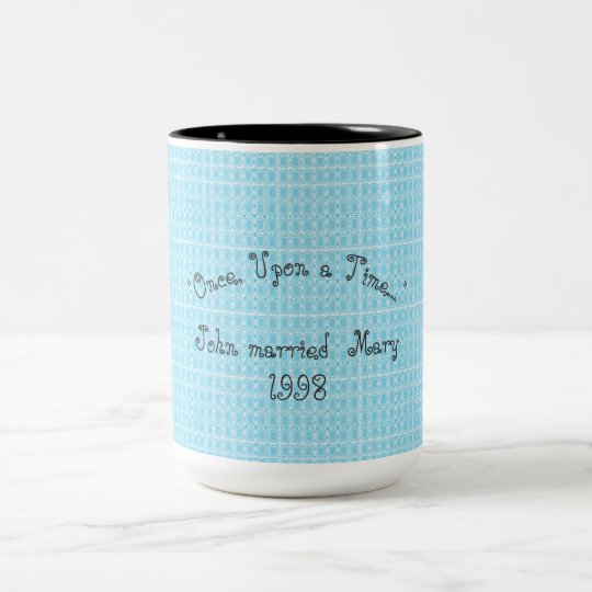 Royal-Plaid_Celebration-Template-Once Upon a Time. Two-Tone Coffee Mug