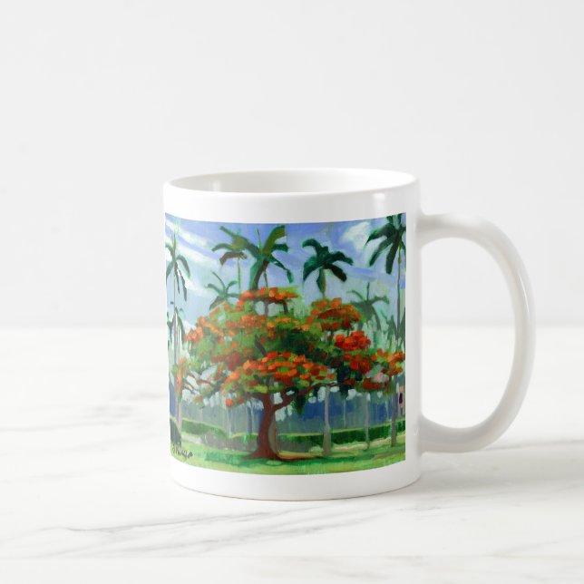 Royal Poinciana mug (Right)