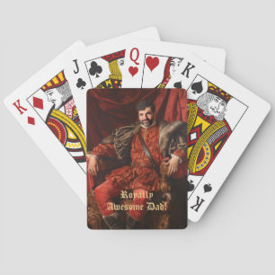 Royal Portrait Custom Personalized Photo Ornate Playing Cards