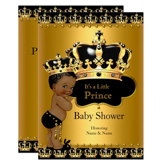 black and gold boy baby shower