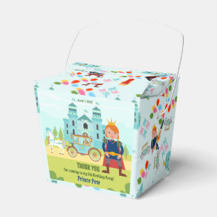 Royal Prince Boy Birthday Party Favor Box