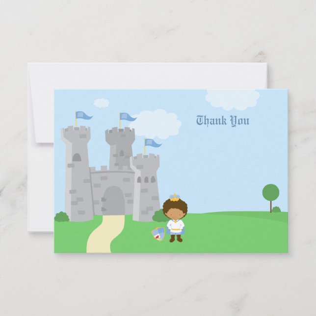Royal prince charmant garçons anniversaire carte d (Devant)