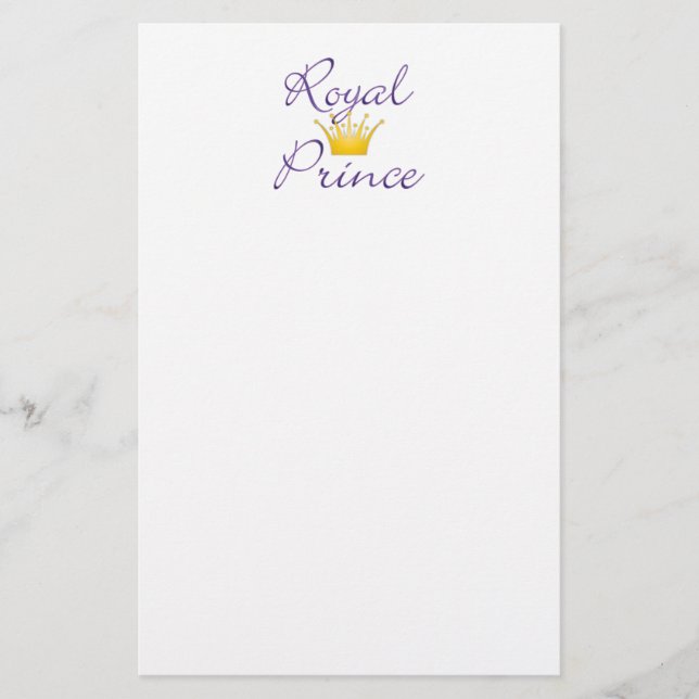 Royal Prince Stationery (Front)