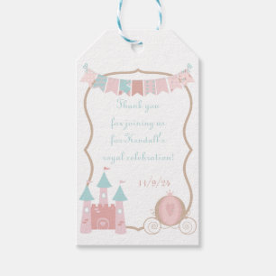 Royal Princess Birthday Party Favour Gift Tags