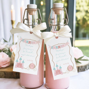 Royal Princess Birthday Party Favour Gift Tags