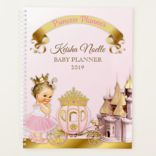 Royal Princess Castle Carriage Girl Rose Gold