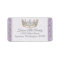 Royal Princess Crown Baby Matching Address Label