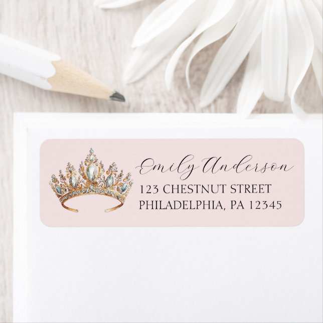 Royal Princess Crown Girl Fête d'anniversaire Reto (En situation)