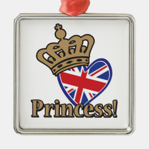 Royal Princess Metal Ornament